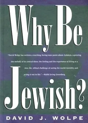 Proč být Židem? - Why Be Jewish?
