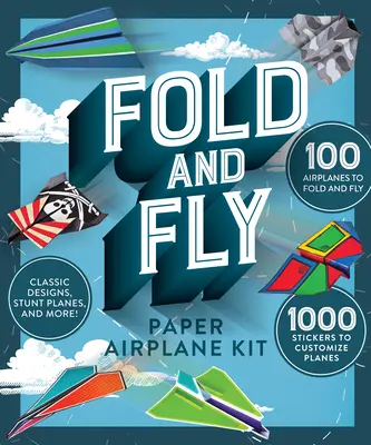 Sada pro skládání a létání s papírovými letadly - Fold and Fly Paper Airplane Kit