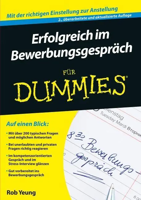 Erfolgreich im Bewerbungsgesprach fur Dummies (Jak na to) - Erfolgreich im Bewerbungsgesprach fur Dummies