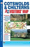 Cotswolds and Chilterns A-Z Visitors' Map (Návštěvnická mapa Cotswolds a Chilternů) - Cotswolds and Chilterns A-Z Visitors' Map