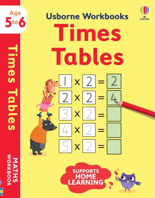 Pracovní sešity Usborne Časové tabulky 5-6 - Usborne Workbooks Times tables 5-6