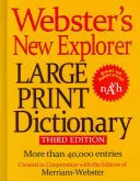 Webster's New Explorer Large Print Dictionary (Velký tištěný slovník) - Webster's New Explorer Large Print Dictionary