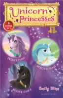 Jednorožčí princezny Svazkové knihy 4-6: Prismova barva, Vánkový výbuch a Měsíční tanec - Unicorn Princesses Bind-Up Books 4-6: Prism's Paint, Breeze's Blast, and Moon's Dance