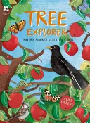 Stromový objevitel - samolepková knížka s aktivitami - Tree Explorer - Nature Sticker & Activity Book