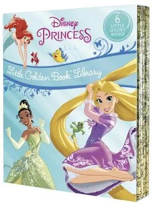 Disneyho princezny Malá zlatá knihovna (Disneyho princezny): Tangled; Brave; The Princess and the Frog; The Little Mermaid; Beauty and the Beast; Cin - Disney Princess Little Golden Book Library (Disney Princess): Tangled; Brave; The Princess and the Frog; The Little Mermaid; Beauty and the Beast; Cin