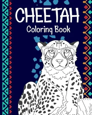 Gepardí omalovánky - Cheetah Coloring Book
