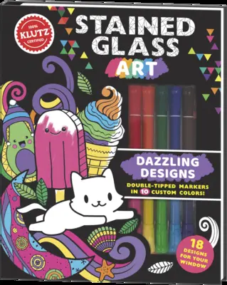 Vitráže: Oslnivé vzory (Klutz Activity Book) - Stained Glass Art: Dazzling Designs (Klutz Activity Book)