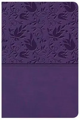 Kompaktní referenční bible KJV s velkým výtiskem, fialová Leathertouch - KJV Large Print Compact Reference Bible, Purple Leathertouch