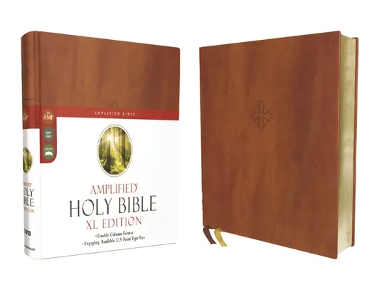 Amplified Holy Bible, XL Edition, Leathersoft, hnědá - Amplified Holy Bible, XL Edition, Leathersoft, Brown