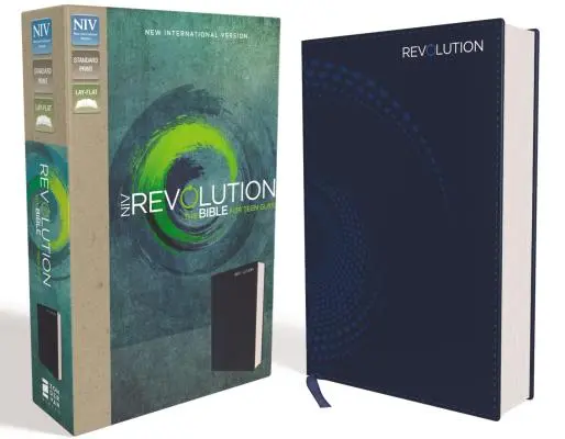 NIV, Revolution Bible, imitace kůže, modrá: Bible pro dospívající kluky - NIV, Revolution Bible, Imitation Leather, Blue: The Bible for Teen Guys