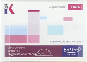 E1 ORGANIZAČNÍ ŘÍZENÍ - KONTROLNÍ KARTY - E1 ORGANISATIONAL MANAGEMENT - REVISION CARDS