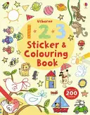 123 Samolepková knížka a omalovánky - 123 Sticker and Colouring book