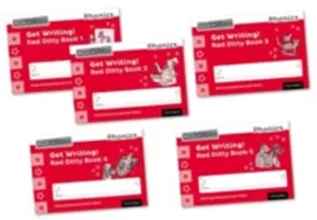 Číst psát Inc. Phonics: Get Writing! Red Ditty Books 1-5 Mixed Pack of 5 - Read Write Inc. Phonics: Get Writing! Red Ditty Books 1-5 Mixed Pack of 5