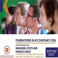 MA2 ŘÍZENÍ NÁKLADŮ A FINANCÍ - KAPESNÍ POZNÁMKY - MA2 MANAGING COSTS AND FINANCE - POCKET NOTES