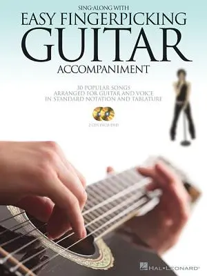 Sing Along with Easy Fingerpicking Guitar Accompaniment (Zpívejte s kytarovým doprovodem): Včetně zvukových stop! [S 2 CD] - Sing Along with Easy Fingerpicking Guitar Accompaniment: Audio Tracks Included! [With 2 CDs]