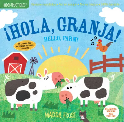 Nezničitelné: Hola, Granja! / Hello, Farm!: / Granja / Granja / Granja / Granja / Granja / Granja / Granja / Granja / Granja / Granja / Granja - Indestructibles: Hola, Granja! / Hello, Farm!: Chew Proof - Rip Proof - Nontoxic - 100% Washable