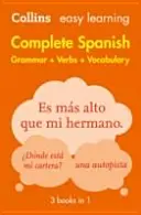 Snadné učení španělštiny Kompletní gramatika, slovesa a slovní zásoba (3 knihy v 1) - spolehlivá podpora učení - Easy Learning Spanish Complete Grammar, Verbs and Vocabulary (3 books in 1) - Trusted Support for Learning
