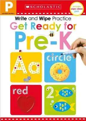 Připravte se na cvičení psaní a stírání v předškolním věku: Scholastic Early Learners (Psaní a stírání) - Get Ready for Pre-K Write and Wipe Practice: Scholastic Early Learners (Write and Wipe)