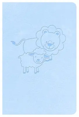 CSB Dětský nový zákon se žalmy, modrá kůže na dotek - CSB Baby's New Testament with Psalms, Blue Leathertouch