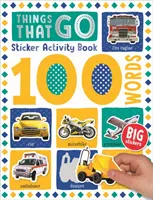 100 věcí, které jdou slovní samolepky - 100 Things That Go Words Sticker Activity