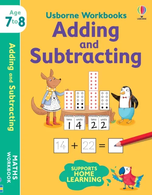 Pracovní sešity Usborne Sčítání a odčítání 7-8 - Usborne Workbooks Adding and Subtracting 7-8