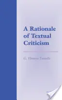 Zdůvodnění textové kritiky - A Rationale of Textual Criticism