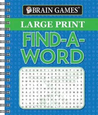 Hry na mozek - Najdi slovo ve velkém tisku - Brain Games - Large Print Find a Word