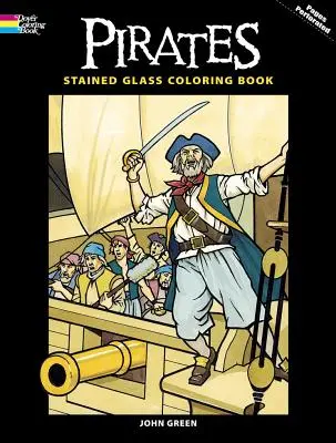 Omalovánky pirátů - Pirates Stained Glass Coloring Book