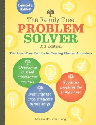 Řešitel problémů s rodokmenem: Vyzkoušené a osvědčené taktiky pro pátrání po nepolapitelných předcích. - The Family Tree Problem Solver: Tried-And-True Tactics for Tracing Elusive Ancestors