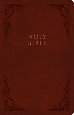 CSB Large Print Personal Size Reference Bible, burgundská kůže Leathertouch - CSB Large Print Personal Size Reference Bible, Burgundy Leathertouch
