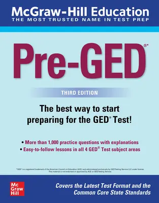 McGraw-Hill Education Pre-Ged, třetí vydání - McGraw-Hill Education Pre-Ged, Third Edition