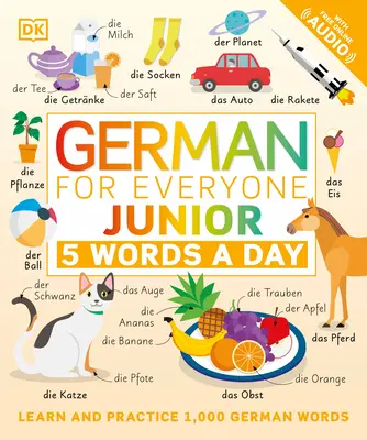 Němčina pro každého Junior: 5 slovíček denně - German for Everyone Junior: 5 Words a Day