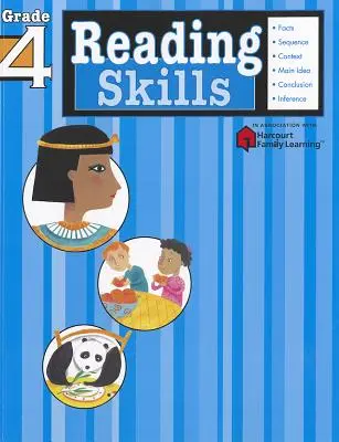 Čtenářské dovednosti: Grade 4 (Flash Kids Harcourt Family Learning) - Reading Skills: Grade 4 (Flash Kids Harcourt Family Learning)