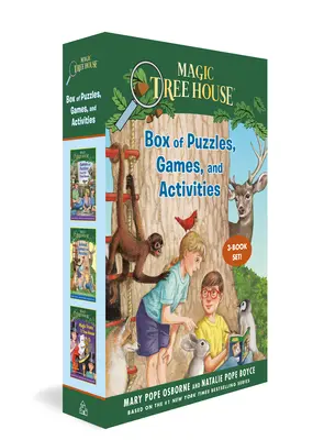 Domeček u kouzelného stromu: Box hádanek, her a aktivit (sada 3 knih) - Magic Tree House Box of Puzzles, Games, and Activities (3 Book Set)