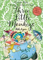 Tři malé opičky jedou znovu - kniha a CD - Three Little Monkeys Ride Again - Book & CD