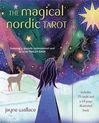 Magický severský tarot: Obsahuje celý balíček 79 karet a 64stránkovou ilustrovanou knihu [s brožurou]. - The Magical Nordic Tarot: Includes a Full Deck of 79 Cards and a 64-Page Illustrated Book [With Booklet]