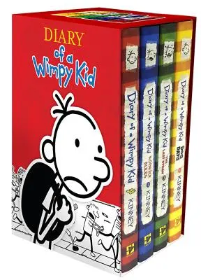 Diary of a Wimpy Kid Box of Books 1-4 Revised (Deník Wimpyho Kida - krabice knih 1-4) - Diary of a Wimpy Kid Box of Books 1-4 Revised