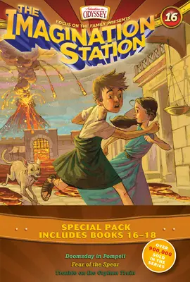 Knihy Imagination Station 3-Pack: Zkáza v Pompejích / Ve strachu z kopí / Potíže v sirotčím vlaku - Imagination Station Books 3-Pack: Doomsday in Pompeii / In Fear of the Spear / Trouble on the Orphan Train