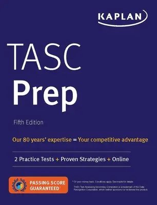 Tasc Prep: 2 cvičné testy + osvědčené strategie + online - Tasc Prep: 2 Practice Tests + Proven Strategies + Online