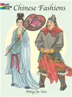 Čínská móda Omalovánky - Chinese Fashions Coloring Book