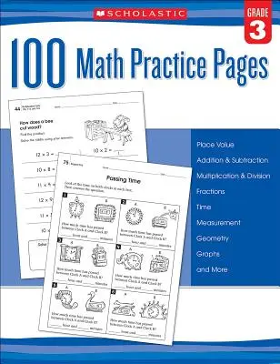 100 stránek na procvičování matematiky (3. třída) - 100 Math Practice Pages (Grade 3)