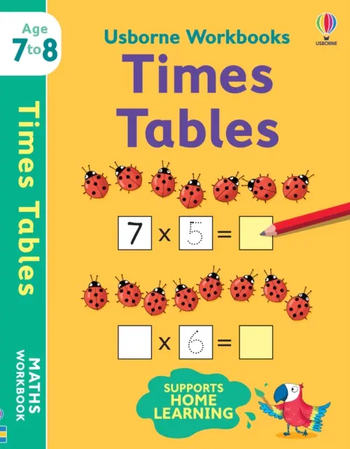 Pracovní sešity Usborne Times Tables 7-8 - Usborne Workbooks Times Tables 7-8