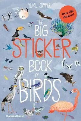 Velká kniha samolepek ptáků - The Big Sticker Book of Birds