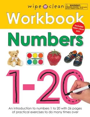 Pracovní sešit Wipe Clean Čísla 1-20 [s perem Wipe Clean Pen] - Wipe Clean Workbook Numbers 1-20 [With Wipe Clean Pen]