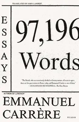 97 196 slov: Eseje - 97,196 Words: Essays