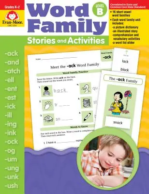 Příběhy a aktivity pro slovní rodiny úroveň B - Word Family Stories & Activities Level B