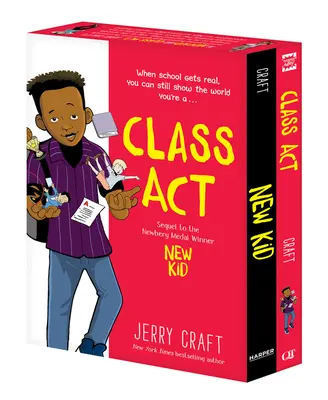 Nový kluk a třídní čin: Krabicová sada - New Kid and Class Act: The Box Set