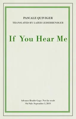Slyšíš-li mě - If You Hear Me