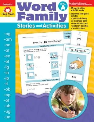 Příběhy a aktivity pro slovní rodiny Úroveň a - Word Family Stories & Activities Level a
