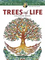 Omalovánky Stromy života od Creative Haven - Creative Haven Trees of Life Coloring Book